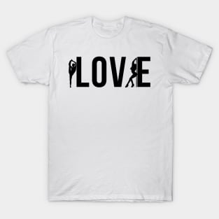 Love - Pole Dance Design T-Shirt